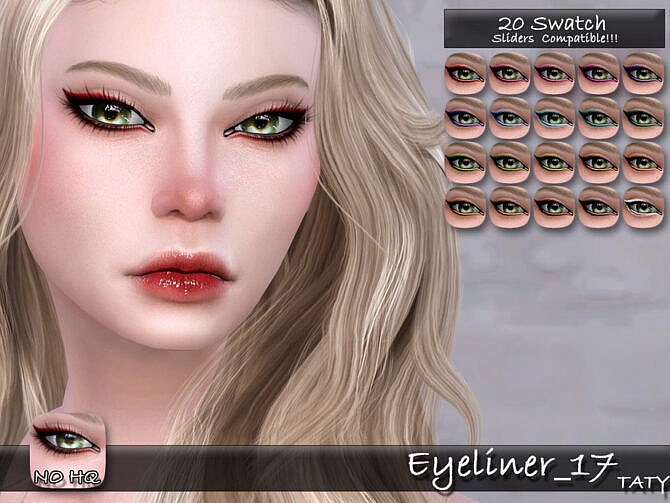 Sims 4 Eyeliner 17 by tatygagg at TSR