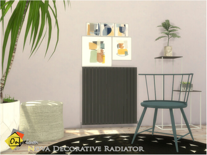 Sims 4 Nova Decorative Radiator by Onyxium at TSR