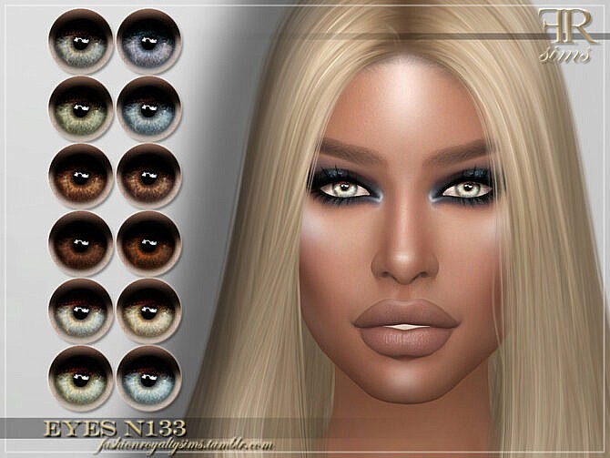 Sims 4 FRS Eyes N133 by FashionRoyaltySims at TSR