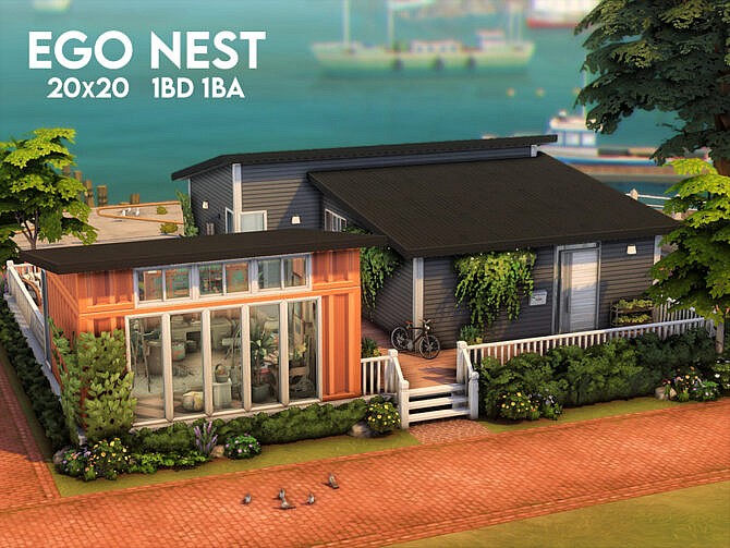 Sims 4 Ego Nest home by xogerardine at TSR