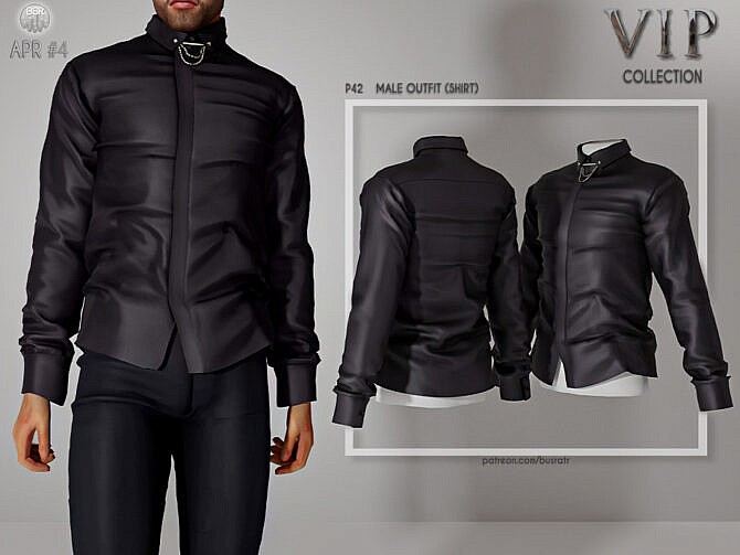 Sims 4 Male Outfit (SHIRT) P42 by busra tr at TSR