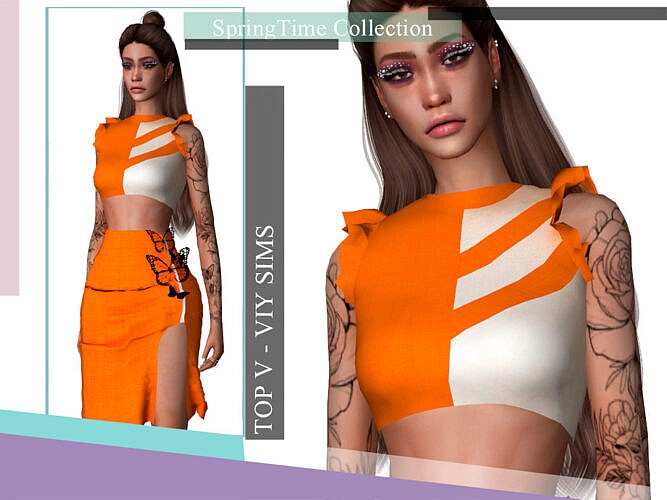 Springtime Collection Top V By Viy Sims