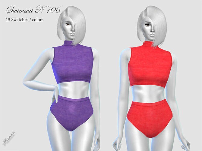 Sims 4 SWIMSUIT N 106 by pizazz at TSR