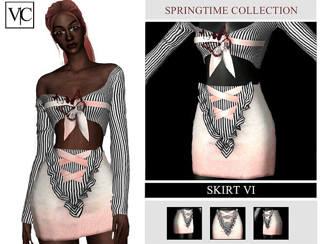 Springtime Collection Skirt Vi By Viy Sims