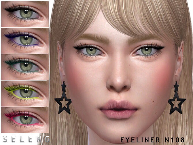 Sims 4 Eyeliner N108 by Seleng at TSR