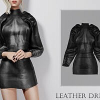 Leather Dress By Turksimmer
