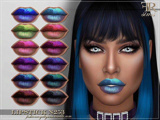 Sims 4 FRS Lipstick N253 by FashionRoyaltySims at TSR