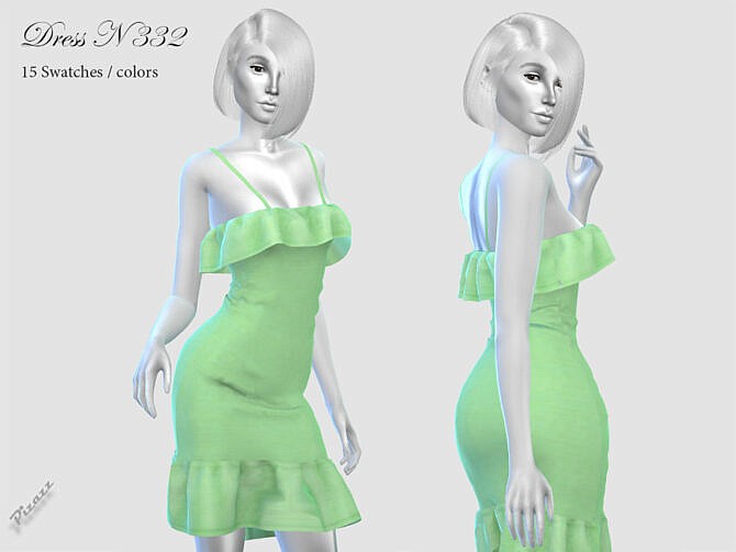 Sims 4 DRESS N 332 by pizazz at TSR