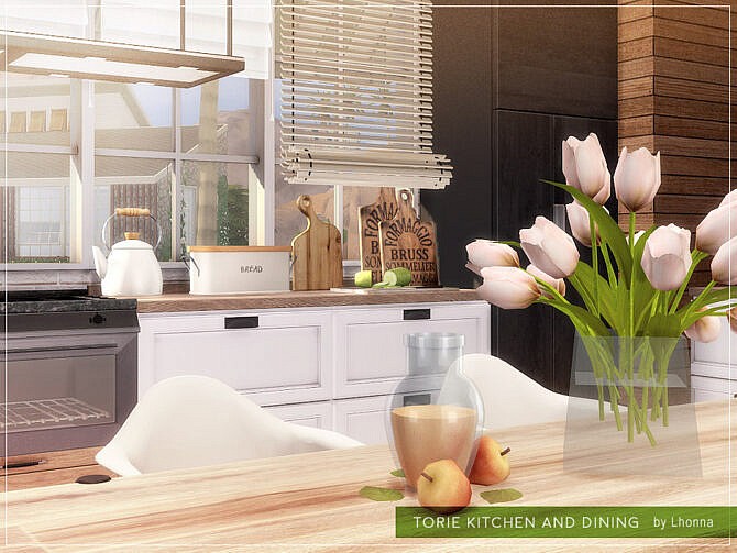 Sims 4 Torie Kitchen And Dining by Lhonna at TSR