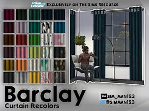 Barclay Curtain Recolors By Sim_man123