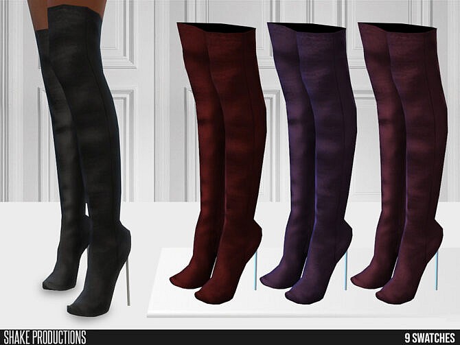 Sims 4 660 High Heel Boots by ShakeProductions at TSR