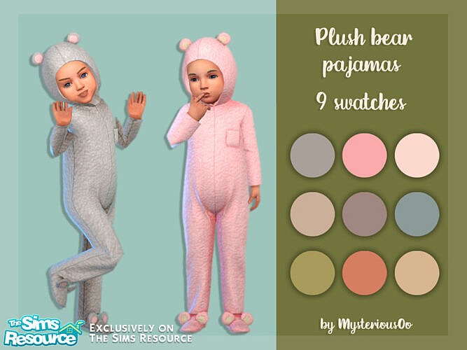 Plush Bear Pajamas By Mysteriousoo