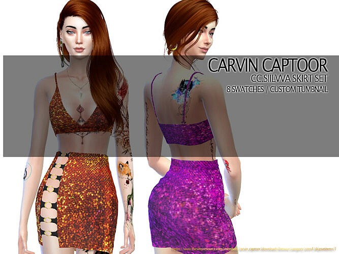 Siilvva Skirt Set By Carvin Captoor