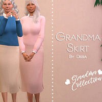 Grandma Skirt By Dissia
