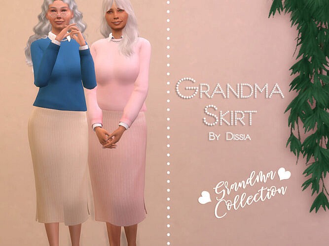 Grandma Skirt By Dissia