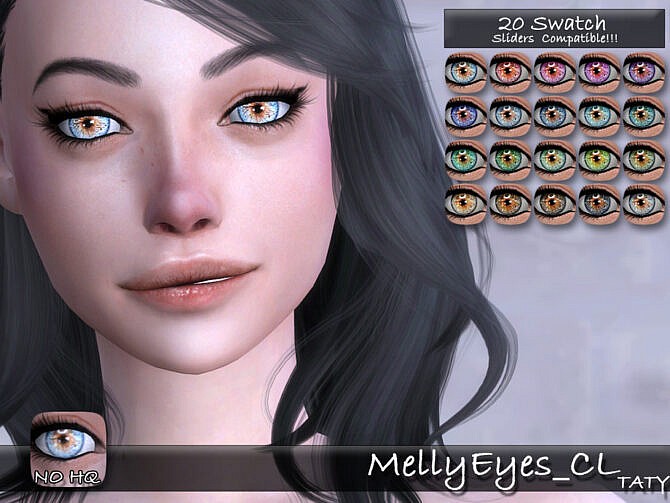 Sims 4 Melly Eyes CL by tatygagg at TSR