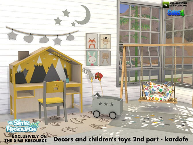 Sims 4 Decors and childrens toys 2nd part by kardofe at TSR