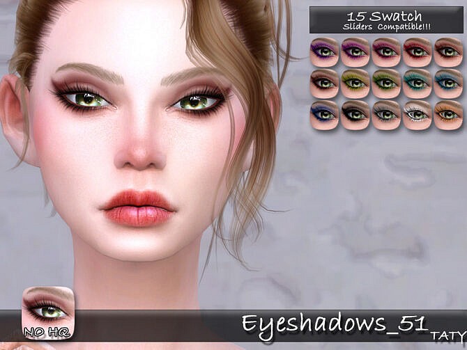 Sims 4 Eyeshadows 51 by tatygagg at TSR