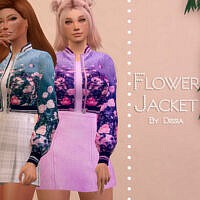 Flower Jacket By Dissia