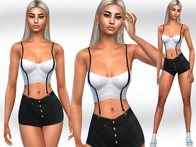 Shorts Outfit By Saliwa At Tsr Sims 4 Updates
