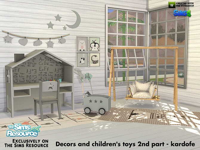 Sims 4 Decors and childrens toys 2nd part by kardofe at TSR