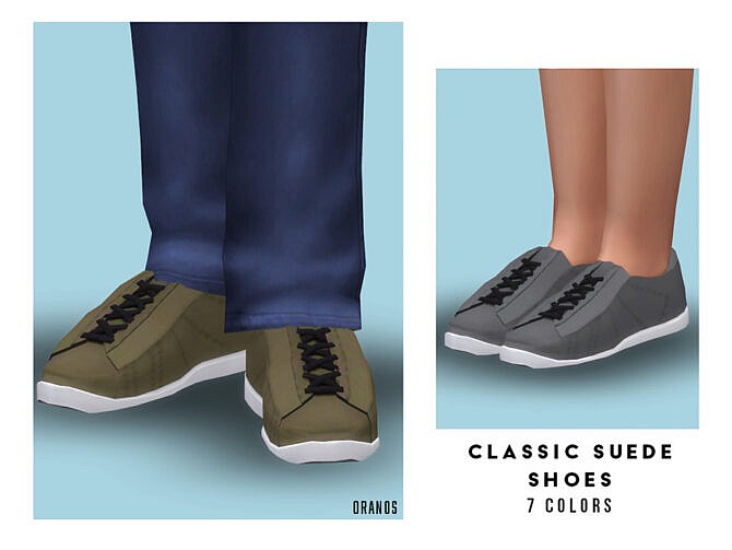 Sims 4 Classic Suede Shoes (Child) by OranosTR at TSR