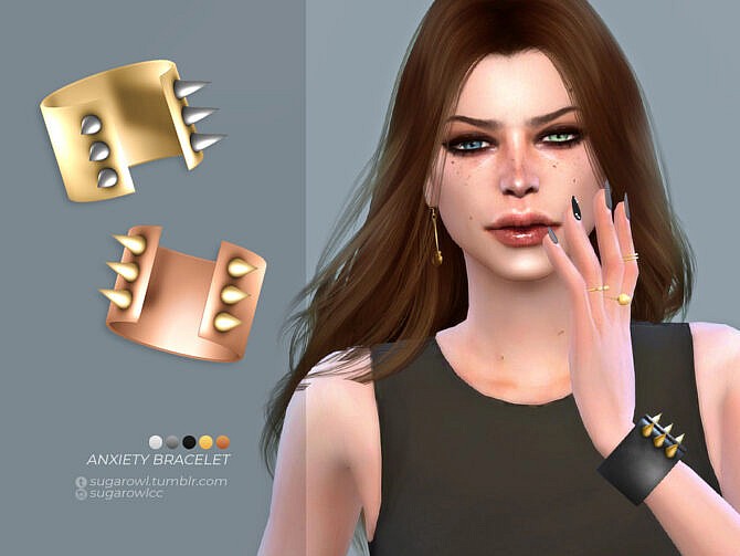 Sims 4 Anxiety bracelet by sugar owl at TSR