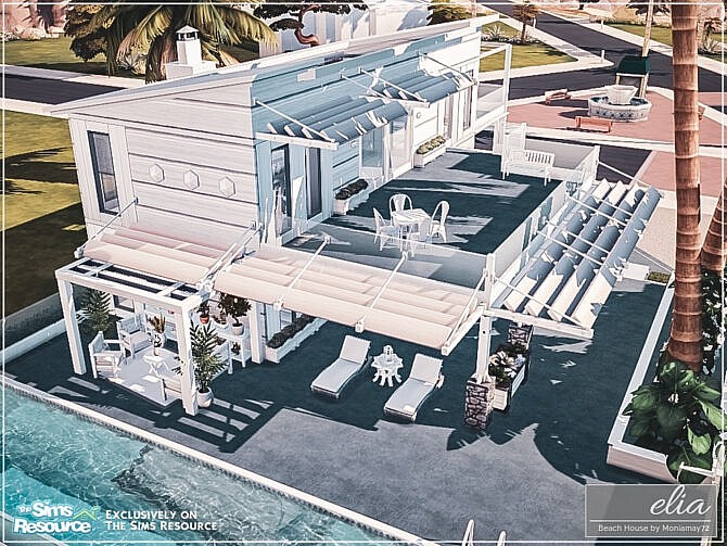 Sims 4 Elia Beach House by Moniamay72 at TSR