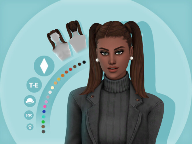 Asia Maxis Match Hairstyle By Simcelebrity00