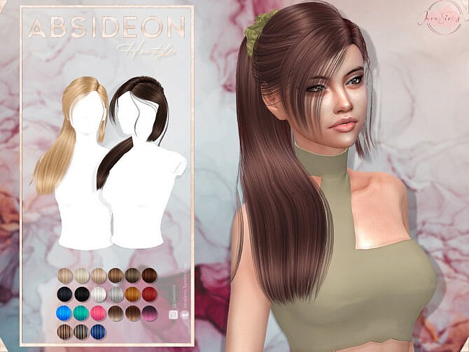 Sims 4 Absibdeon  Hair Set by JavaSims at TSR