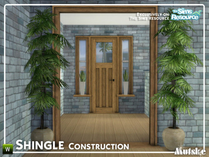 Sims 4 Shingle Construction Part 1 by mutske at TSR