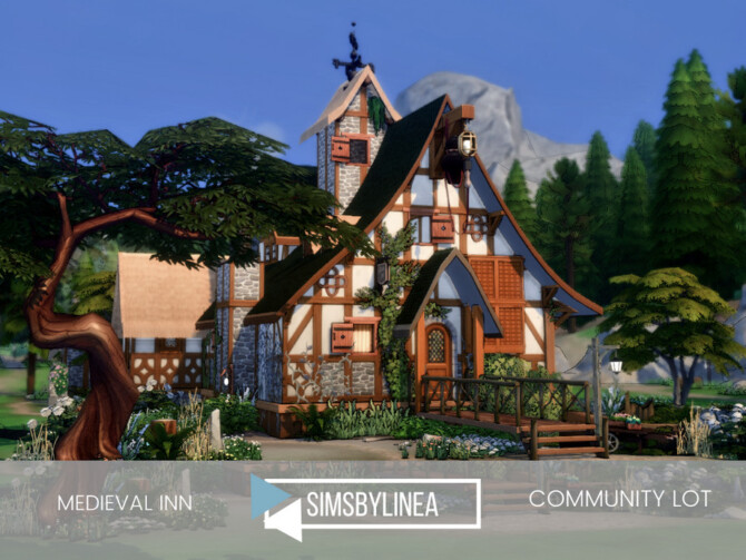 Sims 4 Medieval Inn by SIMSBYLINEA at TSR