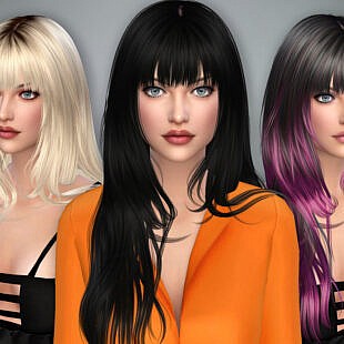 Thunder hair by Nightcrawler at TSR » Sims 4 Updates