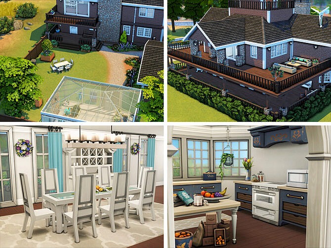 Sims 4 Wagners Repose house by xogerardine at TSR