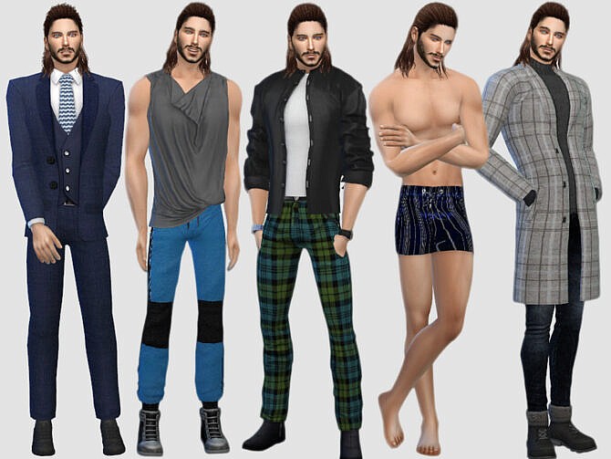 Sims 4 Jared Leto by DarkWave14 at TSR