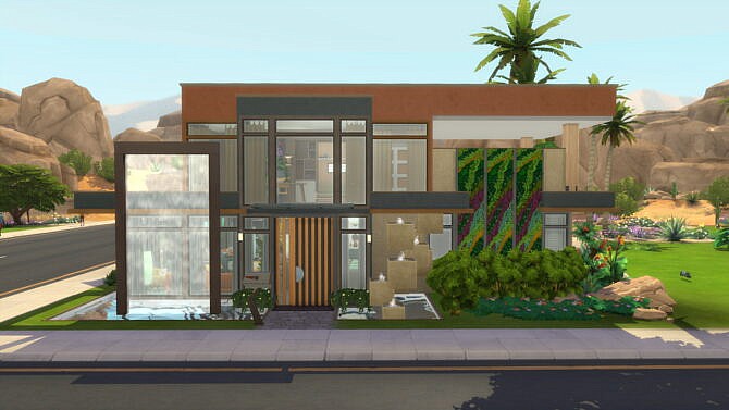 Sims 4 Desert Cascade Luxury Modern by Brand at Mod The Sims 4