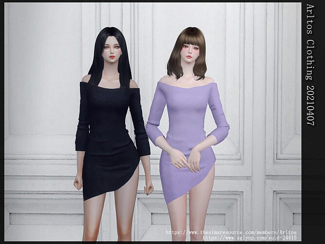 Assymetrical Dress 20210407 By Arltos