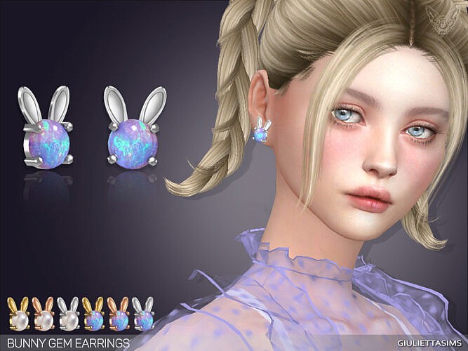Bunny Gem Earrings