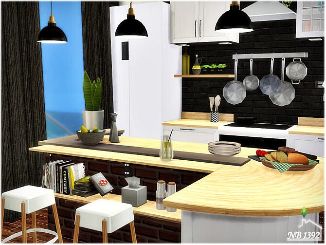 Sims 4 Eveline Kitchen by nobody1392 at TSR
