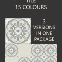 Portuguese Tiles 3 Styles 15 Colours By Simmiller