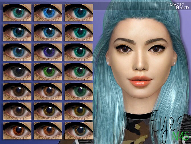 Sims 4 Eyes N45 by MagicHand at TSR