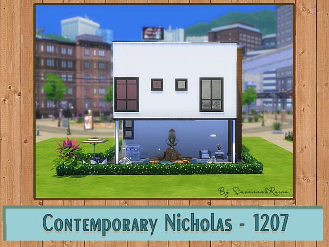 Sims 4 Contemporary Nicholas 1207 Home by SavannahRaine at Mod The Sims 4