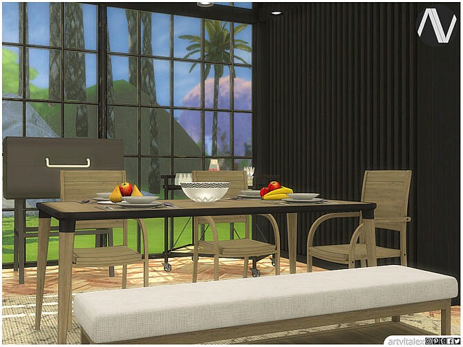 Sims 4 Phoenix Outdoor Dining by ArtVitalex at TSR
