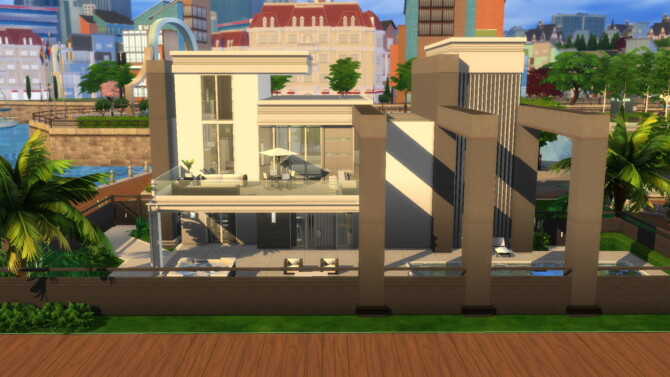 Sims 4 Modern Familiar House by plumbobkingdom at Mod The Sims 4
