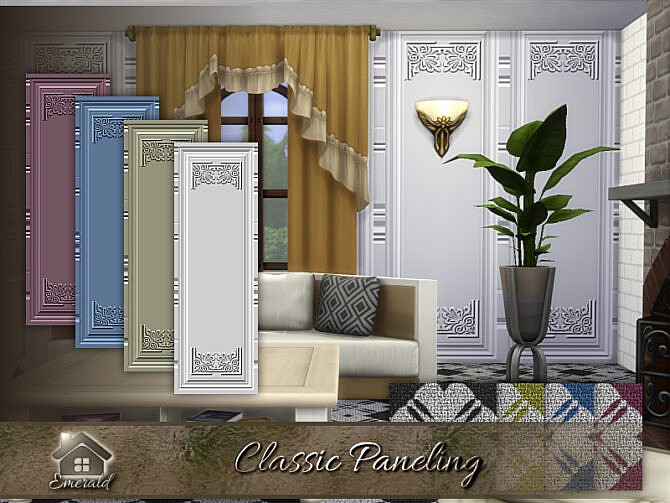 Sims 4 Classic Paneling by emerald at TSR