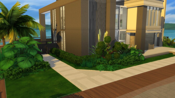 Sims 4 Modern Familiar House by plumbobkingdom at Mod The Sims 4