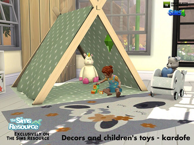 Sims 4 Decor and toys for kids by kardofe at TSR