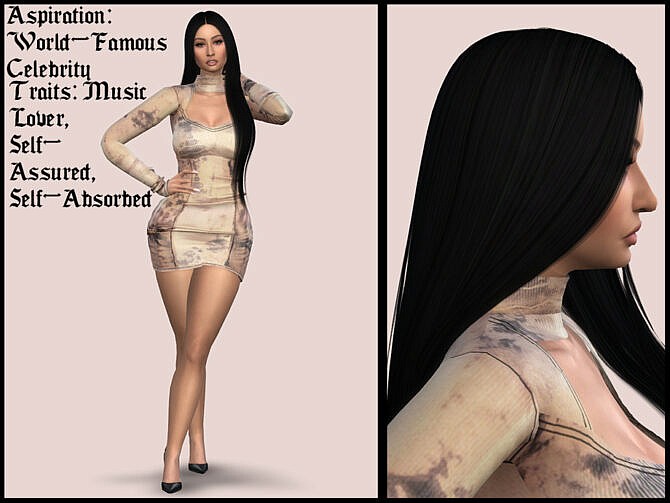 Sims 4 Nicki Minaj by YNRTG S at TSR