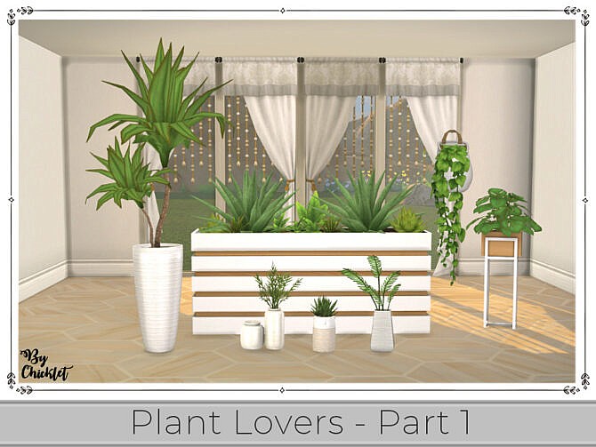Sims 4 Plant Lover Set (Part 1) by Chicklet at TSR