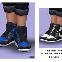 Retro Air Jordan Sneakers (child) By Oranostr